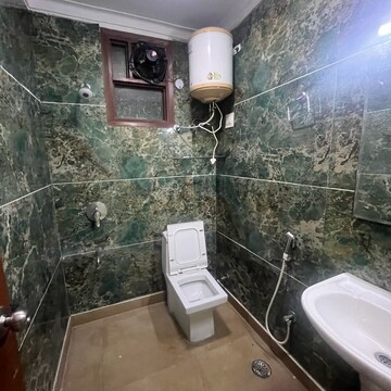 Bathroom in 3 BHK Builder Floor at Panchsheel Vihar – for Rent
