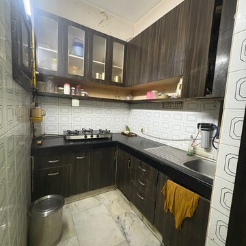 Kitchen in 3 BHK Builder Floor at Khirki Extension – for Rent