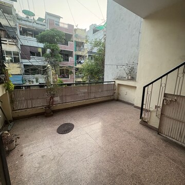 Balcony in 3 BHK Builder Floor at Khirki Extension – for Rent