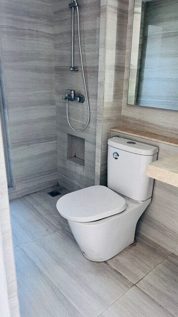 Bathroom in 2 BHK Apartment at Hiranandani Obelia The Walk, Ghodbunder Road – for Rent