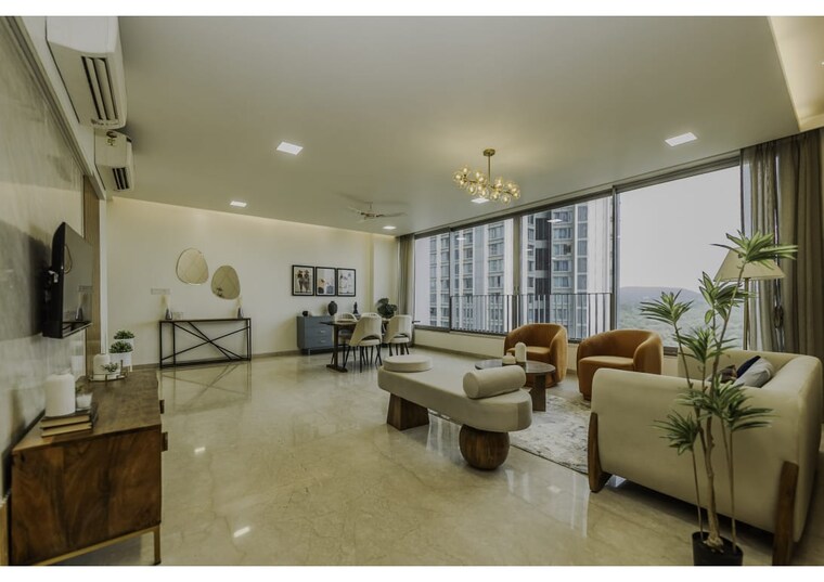 Master Bedroom, oberoi-realty-esquire 3 Bedroom 1366 Sq.Ft. Apartment In Goregaon East Mumbai 8927675