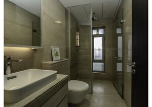 Bathroom in 3 BHK Apartment at Oberoi Realty Esquire, Goregaon East – for Sale
