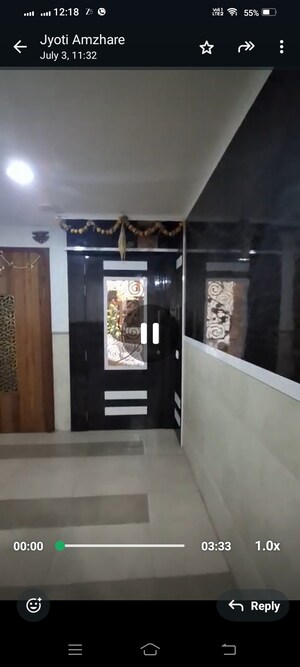 Bedroom in 2 BHK Apartment at Rodas Enclave Woodstock, Patlipada – for Sale