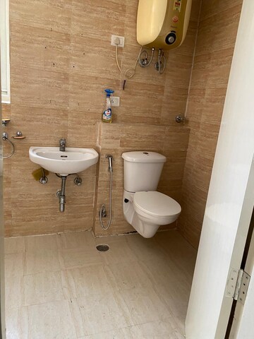 Bathroom in 3 BHK Apartment at New Shivalik Society, Sector 51 – for Rent
