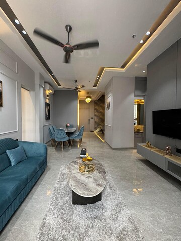 Living Room in 3 BHK Apartment at Indiabulls Sky Forest, Lower Parel – for Rent