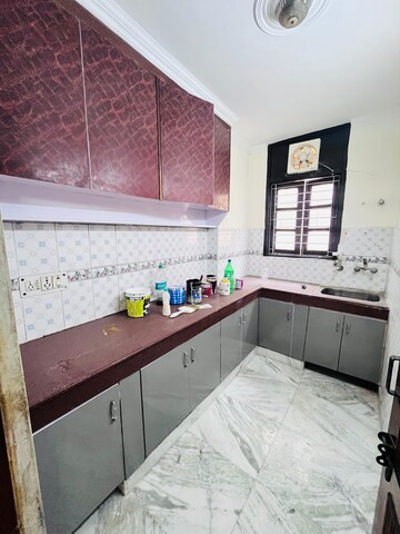 Kitchen in 3 BHK Builder Floor at Panchsheel Vihar – for Rent