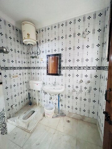 Bathroom in 3 BHK Builder Floor at Panchsheel Vihar – for Rent