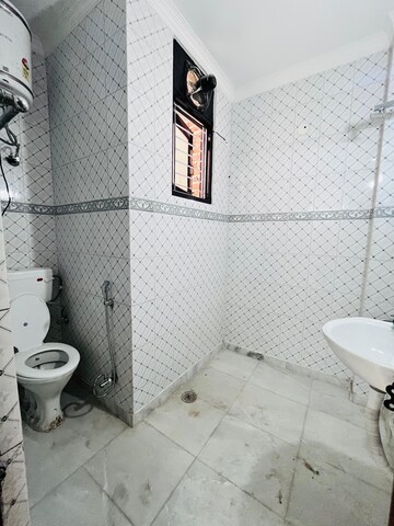 Bathroom in 3 BHK Builder Floor at Panchsheel Vihar – for Rent