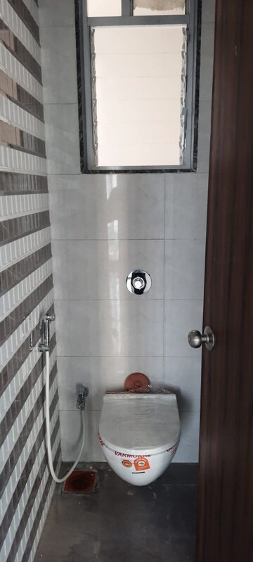 Bathroom in 1 BHK Apartment at Bhairaav Goldcrest Residency, Ghansoli – for Rent