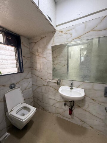 Bathroom in 2 BHK Apartment at Azad Nagar Sangam CHS Andheri, Andheri West – for Rent