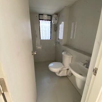 Bathroom in 3 BHK Apartment at Runwal Gardens Phase 2, Kalyan Shilphata Road – for Rent