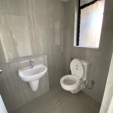Bathroom in 3 BHK Apartment at Runwal Gardens Phase 2, Kalyan Shilphata Road – for Rent