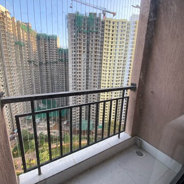 Balcony in 3 BHK Apartment at Runwal Gardens Phase 2, Kalyan Shilphata Road – for Rent