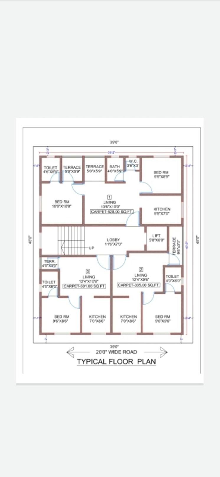 Floor Plan, lohagad 2 Bedroom 750 Sq.Ft. Apartment In Lohagad Pune 8927954