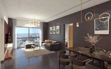 Living Room in 2 BHK Apartment at Park View Dadar, Dadar West – for Sale