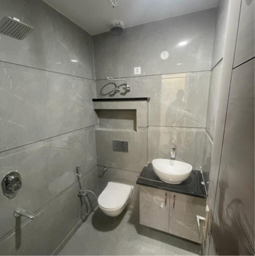 Bathroom in 2 BHK Builder Floor at Shalimar Bagh BH West Block RWA, Shalimar Bagh – for Rent