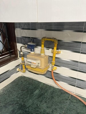 Kitchen in 3 BHK Builder Floor at Jawahar Park – for Sale