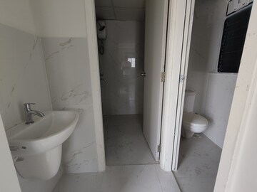 Bathroom in 1 BHK Apartment at Runwal Gardens Phase 2, Dombivli East – for Rent