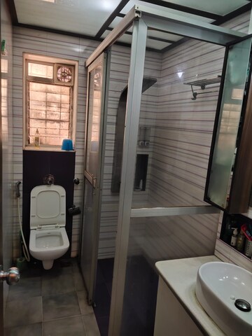 Bathroom in 2 BHK Apartment at Evershine Grandeur, Malad West – for Rent