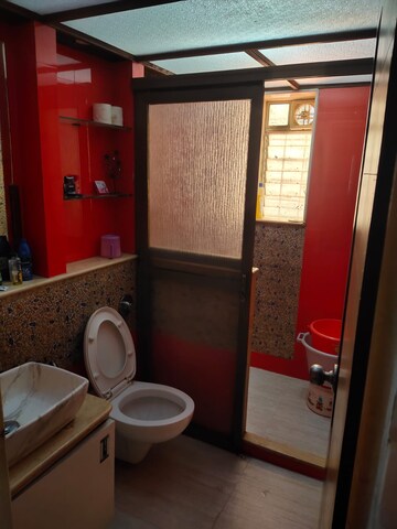 Bathroom in 2 BHK Apartment at Evershine Grandeur, Malad West – for Rent