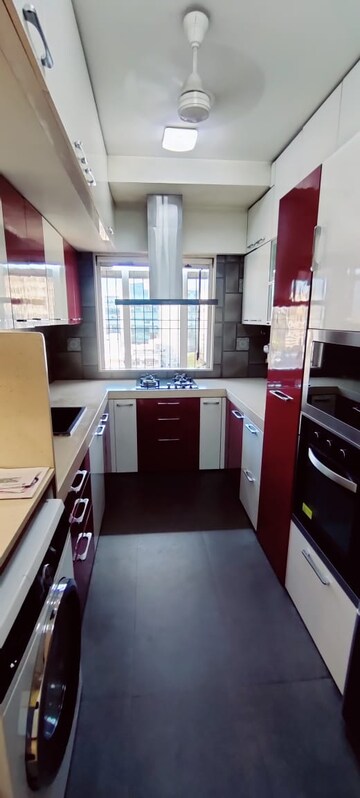Kitchen in 3 BHK Apartment at Raja Shri Sapta Ratna Chs, Sunder Nagar – for Rent