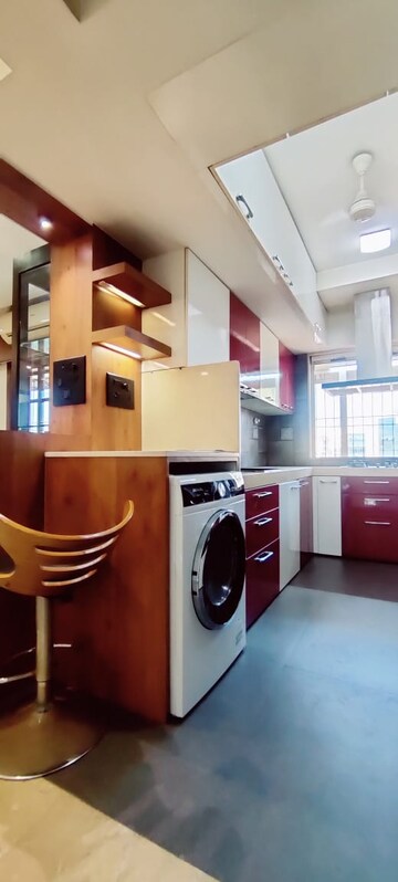 Kitchen in 3 BHK Apartment at Raja Shri Sapta Ratna Chs, Sunder Nagar – for Rent