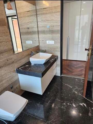 Attached Bathroom in 3 BHK Apartment at Omkar 1973, Worli – for Rent