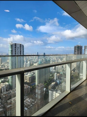 Balcony in 3 BHK Apartment at Omkar 1973, Worli – for Rent