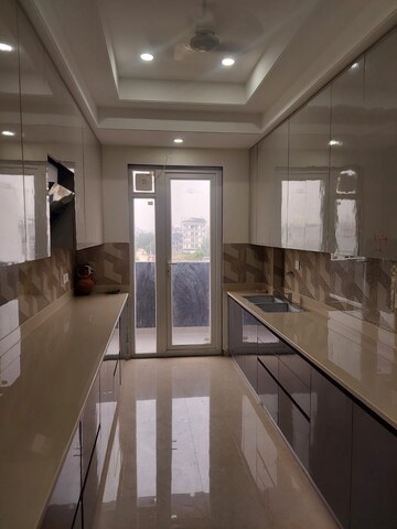 Kitchen in 3 BHK Builder Floor at MVL IPark, Sector 15 – for Rent