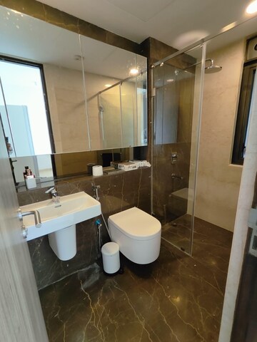 Attached Bathroom in 3 BHK Apartment at Lodha The Park, Worli – for Rent