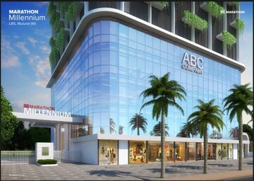  Office Space – Exterior View View at Marathon Millennium, Mulund West - for Rent