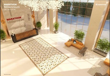 Floor Plan in  Office Space at Marathon Millennium, Mulund West – for Rent