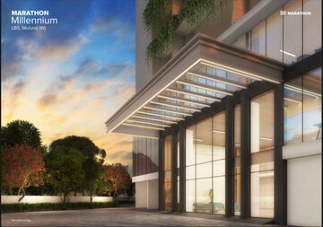  Office Space – Exterior View View at Marathon Millennium, Mulund West - for Rent