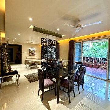 Living Room in 4 BHK Apartment at Bhuvan Bloomingdales Apartments, Baner – for Rent
