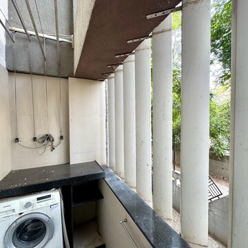 Balcony in 4 BHK Apartment at Bhuvan Bloomingdales Apartments, Baner – for Rent
