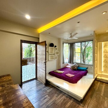 Living Room in 4 BHK Apartment at Bhuvan Bloomingdales Apartments, Baner – for Rent
