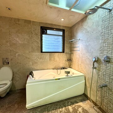 Bathroom in 4 BHK Apartment at Bhuvan Bloomingdales Apartments, Baner – for Rent