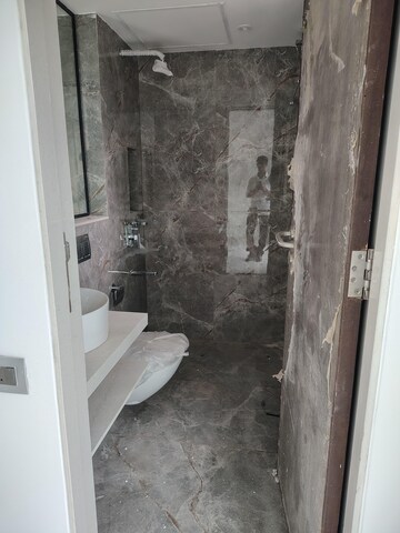 Bathroom in 3 BHK Apartment at Nahar Amaryllis Towers and Plaza, Chandivali – for Rent