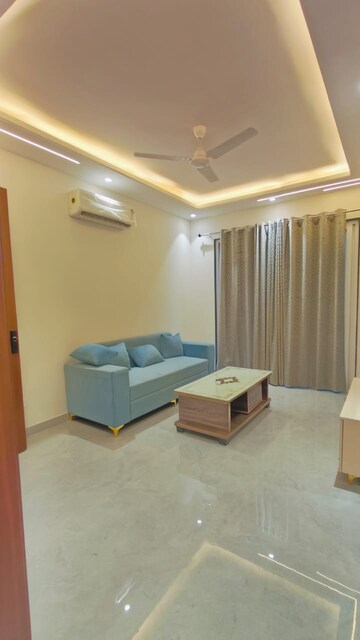 Living Room in 1 BHK Builder Floor at Sushant Lok I – for Rent