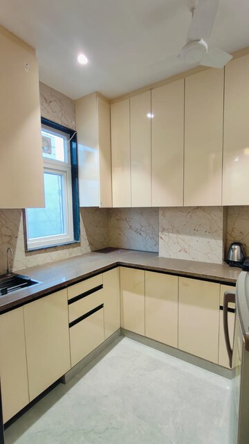 Kitchen in 1 BHK Builder Floor at Sushant Lok I – for Rent