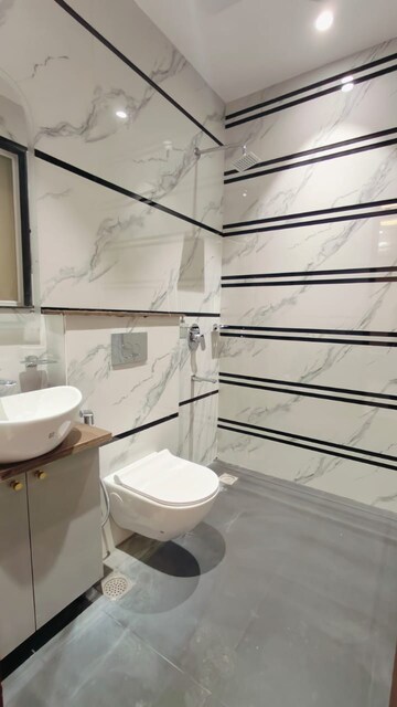 Bathroom in 1 BHK Builder Floor at Sushant Lok I – for Rent
