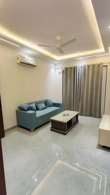 Living Room in 1 BHK Builder Floor at Sushant Lok I – for Rent