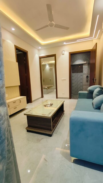 Living Room in 1 BHK Builder Floor at Sushant Lok I – for Rent