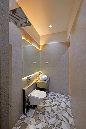 Bathroom in 2 BHK Apartment at Ruparel Vivanza, Byculla – for Sale