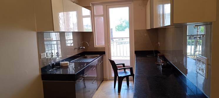 Kitchen, rishita-mulberry-heights 3.5 Bedroom 1846 Sq.Ft. Apartment In Sushant Golf City Lucknow 8909977