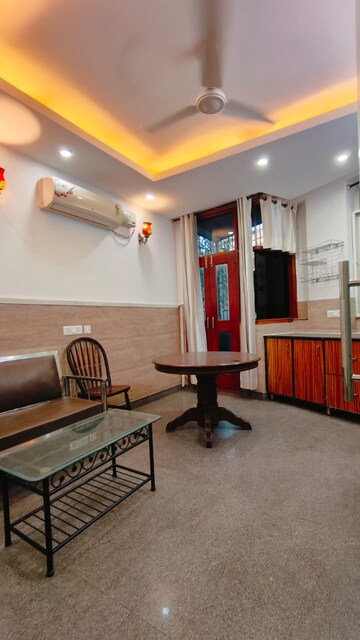 Living Room in 1 BHK Builder Floor at Sushant Lok I – for Rent