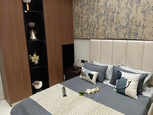 Master Bedroom in 3 BHK Apartment at Ruparel Stardom, Malad West – for Sale