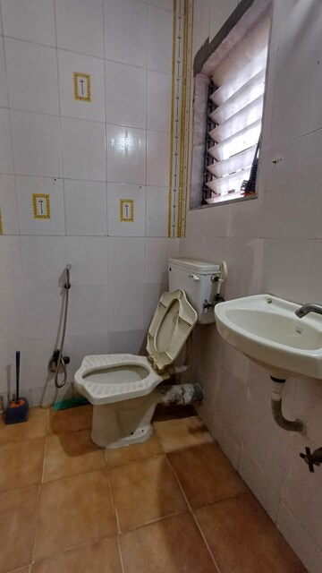 Bathroom in 2 BHK Apartment at HDIL Dheeraj Diamond, Malad West – for Rent