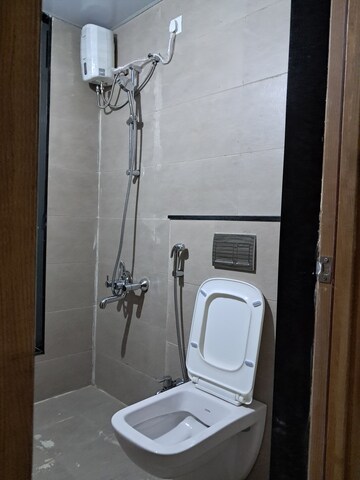Bathroom in 2 BHK Apartment at Rama Fusion Towers, Hinjewadi – for Rent