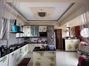 Kitchen in 2.5 BHK Apartment at Om Madhuban CHS, Hans Nagar – for Sale